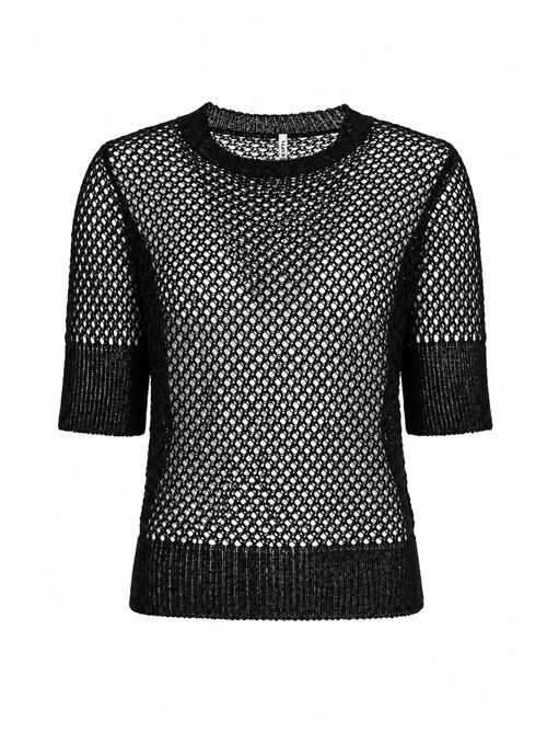 Maglia traforata Annalou in misto lino e viscosa Liviana Conti | L6SG05Y69-0